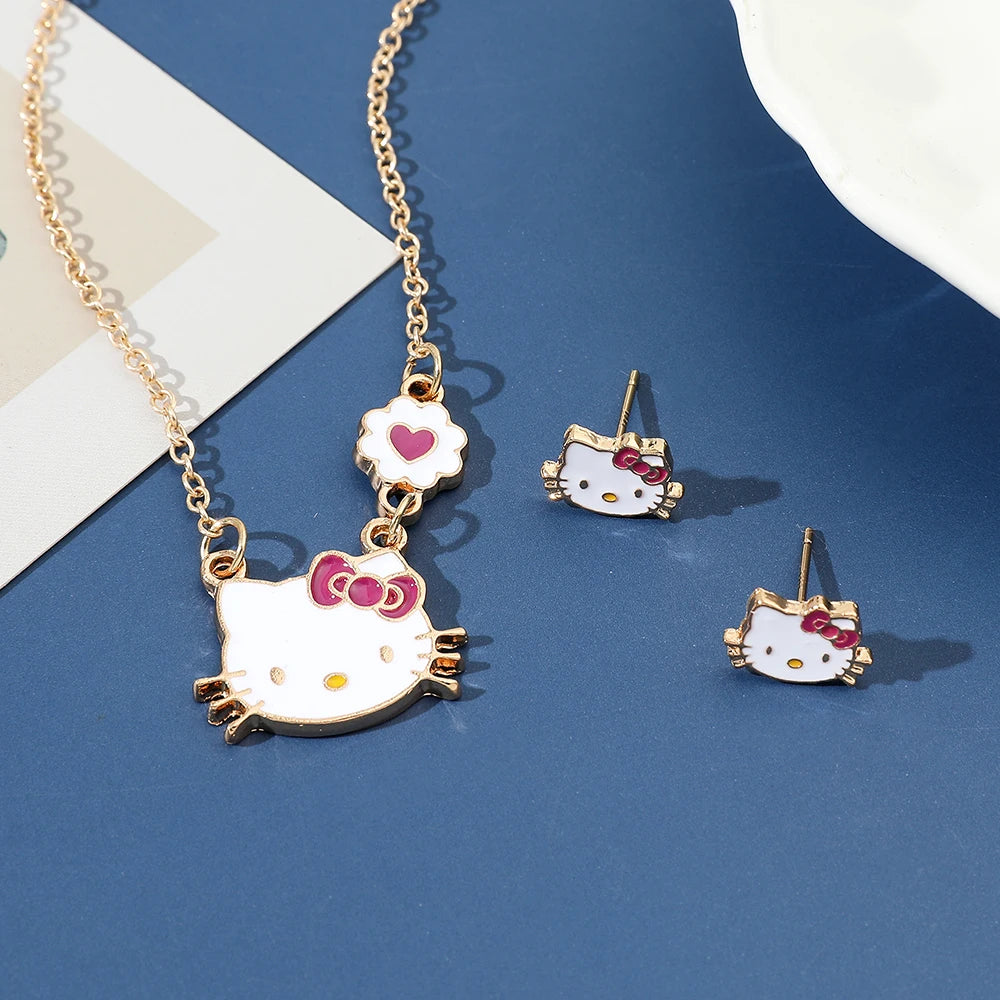 Sweet Sanrio Hello Kitty Jewelry Set - Image 6