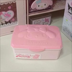 Portable Hello Kitty & My Melody Jewelry Storage Box