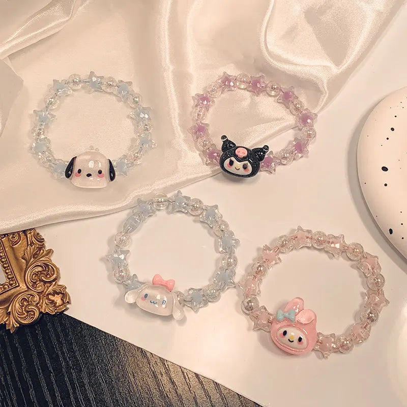 Sanrio Kuromi & Cinnamoroll Crystal Bracelet - Image 3