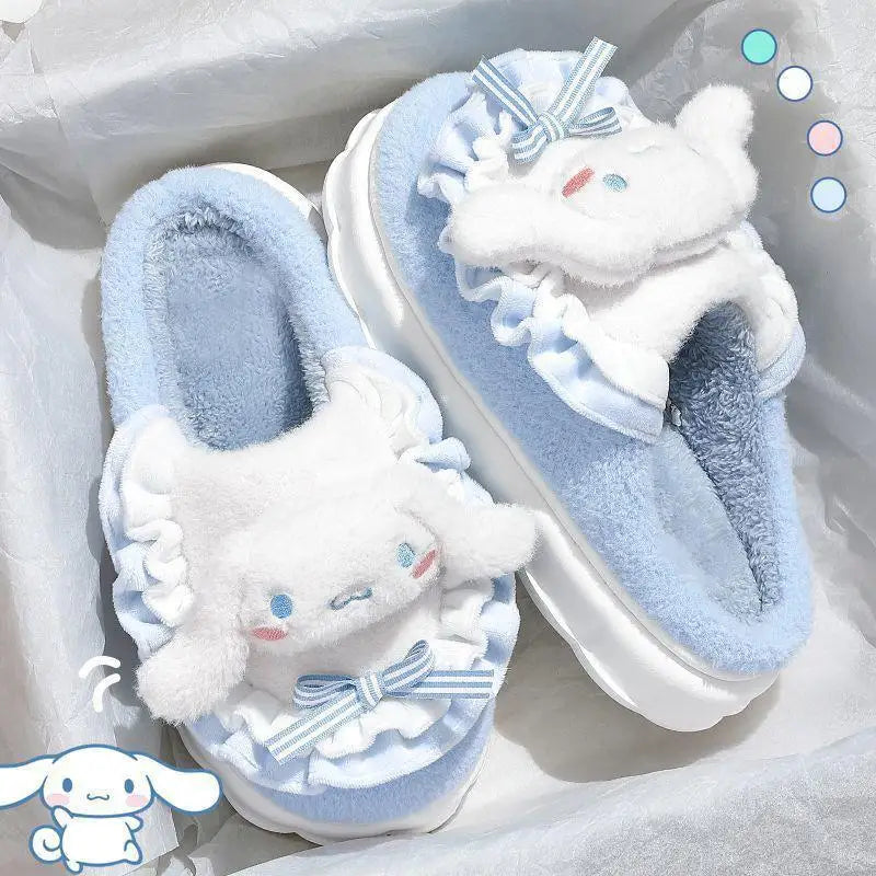Sanrio Pompompurin, Hello Kitty, & Kuromi Winter Cotton Slippers - Image 5