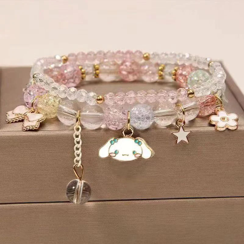 1PCS Kawaii Anime Sanrio Kuromi, My Melody & Cinnamoroll Bracelet - Image 9