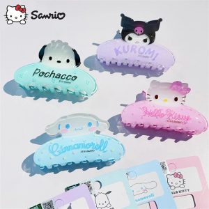 Hello Kitty & Sanrio Y2K Acrylic Hair Clips
