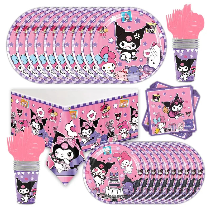 Sanrio Kuromi & My Melody Birthday Party Supplies