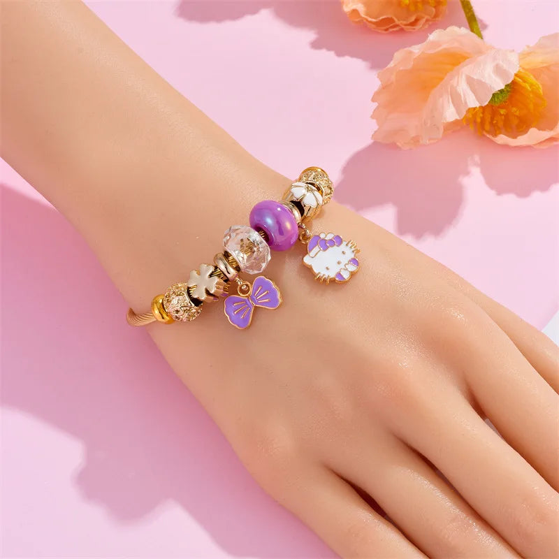 Sanrio Hello Kitty Bowknot Charm Bracelet - Image 4
