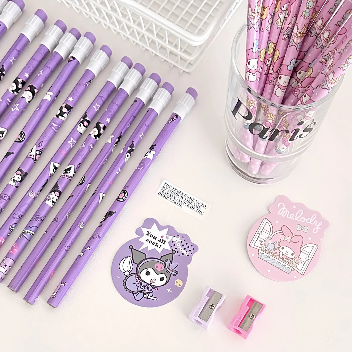 Sanrio Kuromi & Cinnamoroll 12Pcs HB Pencil Set - Image 6