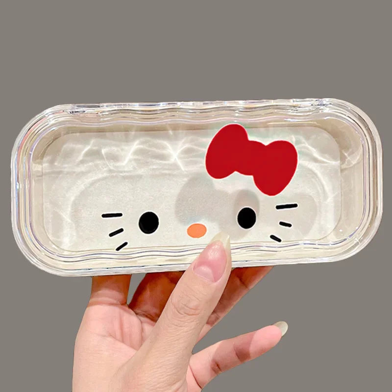 Cute Sanrio Hello Kitty Glasses Storage Box