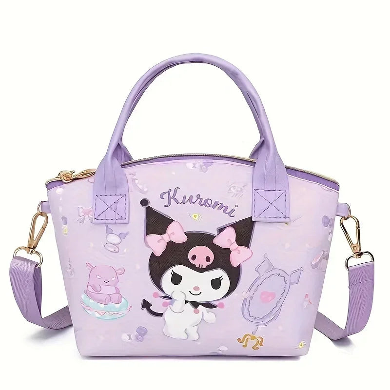 Sanrio Kuromi & Hello Kitty Cartoon Crossbody Bag