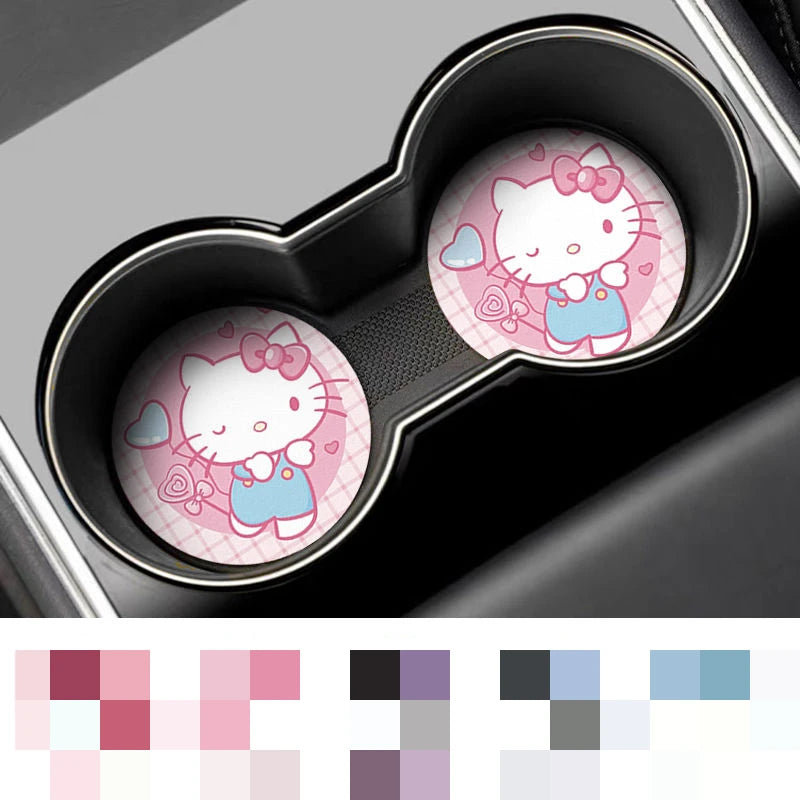 Sanrio My Melody, Cinnamoroll & Kuromi Kawaii Car Coaster - Image 10