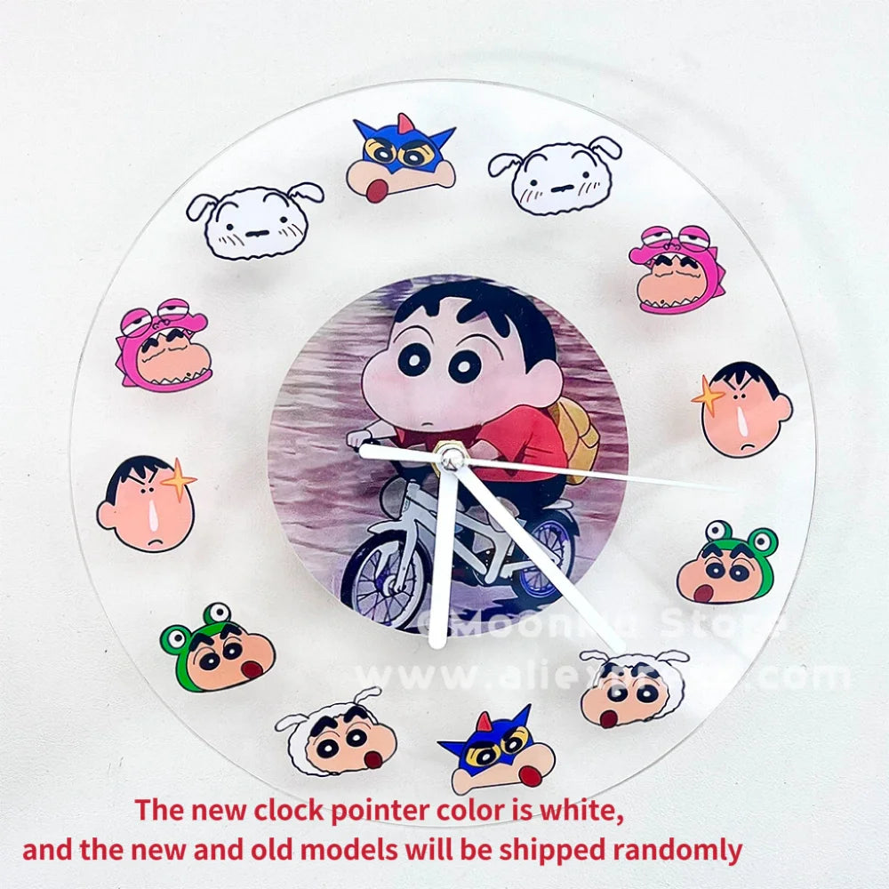 Kawaii Anime Crayon Shin-Chan Acrylic Clock - Image 6
