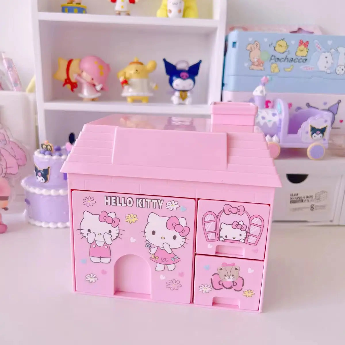 Sanrio Hello Kitty Desktop Jewelry & Pen Holder Box - Image 8