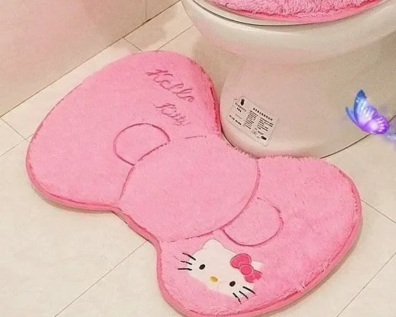 Sanrio Hello Kitty Toilet Seat Cushion 3-Piece Set - Image 7