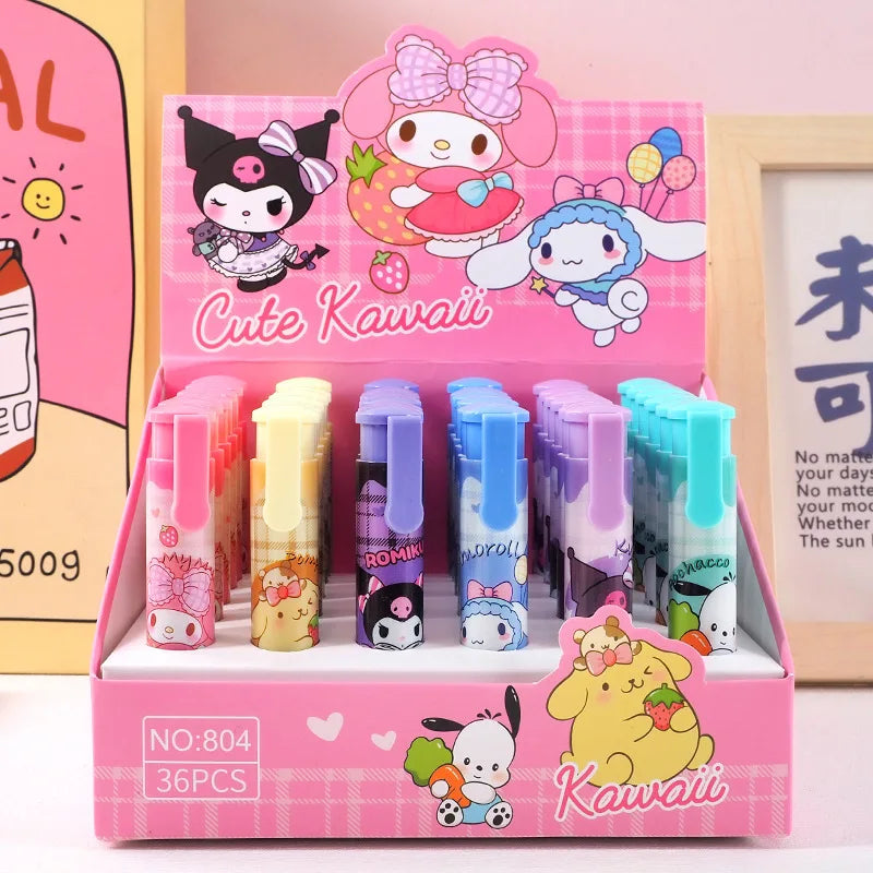 6pcs Sanrio Press Eraser Set - Image 6