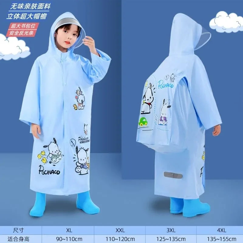 Sanrio Kuromi, My Melody & Pochacco Children's Raincoat - Image 6
