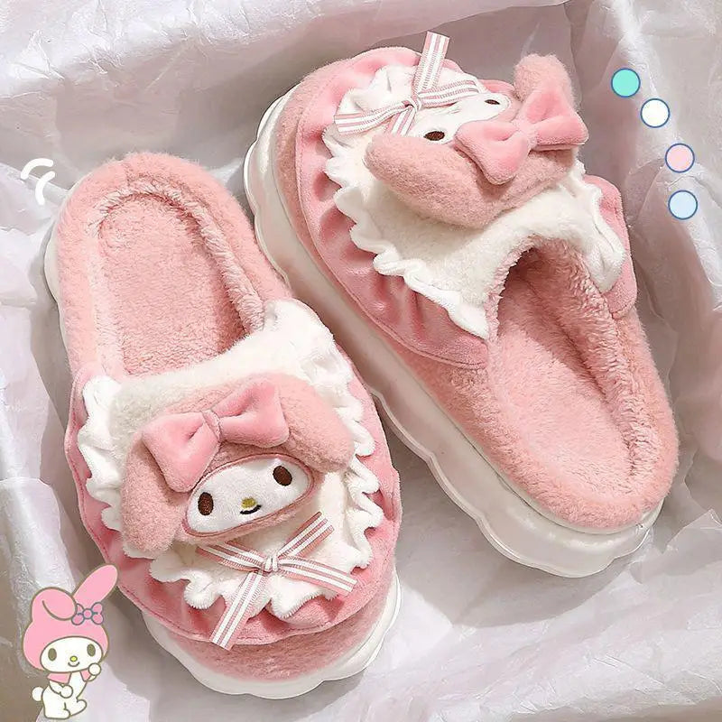Sanrio Pompompurin, Hello Kitty, & Kuromi Winter Cotton Slippers - Image 6