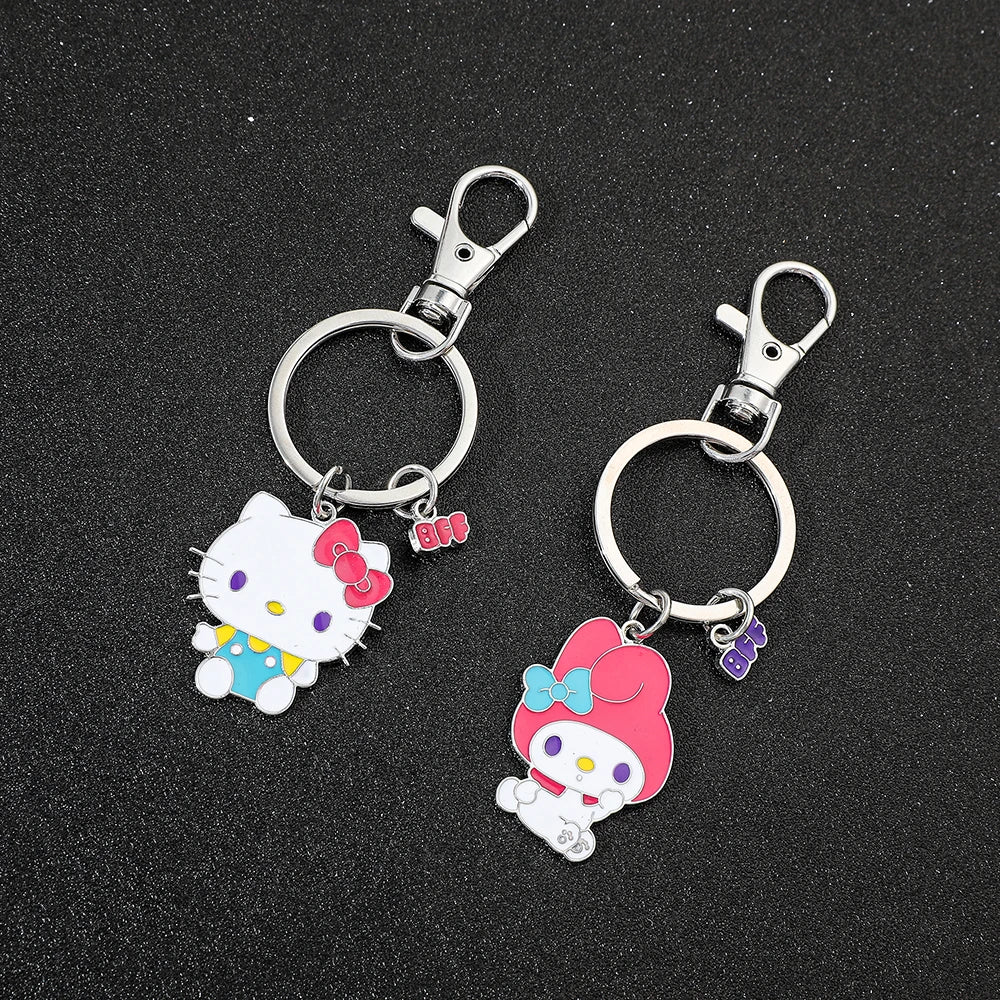 Sanrio My Melody & Hello Kitty Keychains