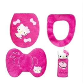 Sanrio Hello Kitty Toilet Seat Cushion 3-Piece Set - Image 8