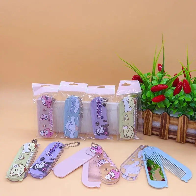 Sanrio Kuromi Comb & Mirror Combination - Image 3