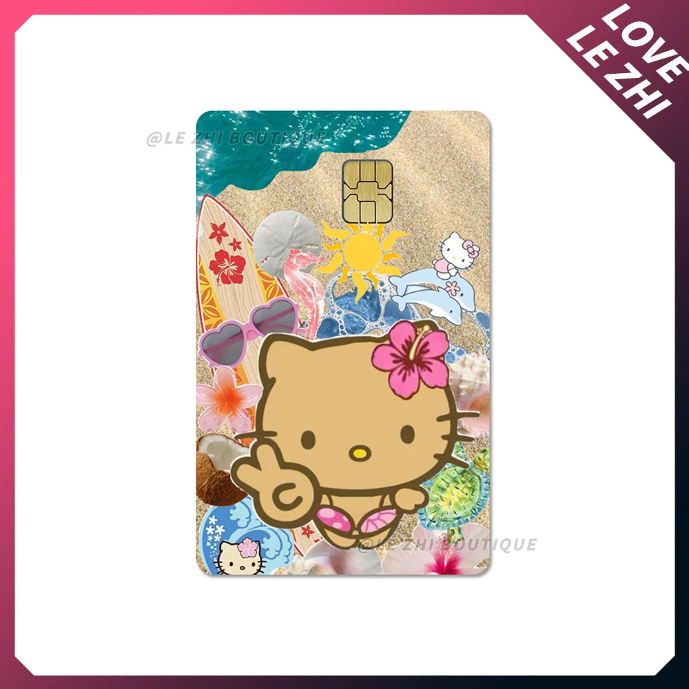 Sweet Sanrio Hello Kitty Credit Card Stickers - Image 3