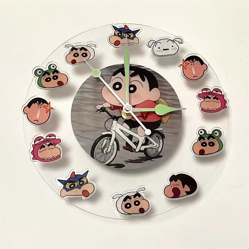 Kawaii Anime Crayon Shin-Chan Acrylic Clock - Image 7