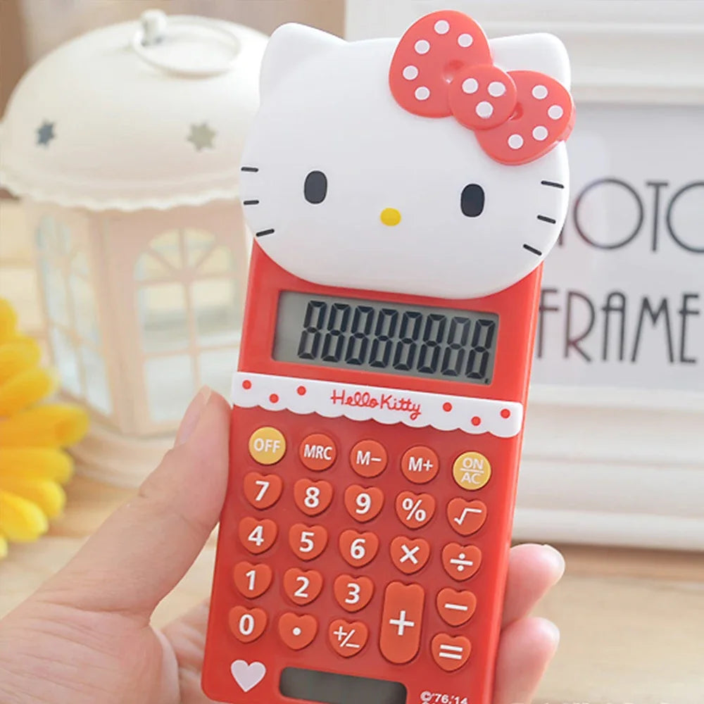 Kawaii Hello Kitty Sanrio Portable Pocket Calculator - Image 6